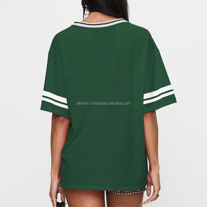 Camiseta de baloncesto personalizada camiseta cuadrada de gran tamaño Unisex gráfico cuello en V Retro malla transpirable Casual sublimación estampado Y2K fútbol - Product Image 3