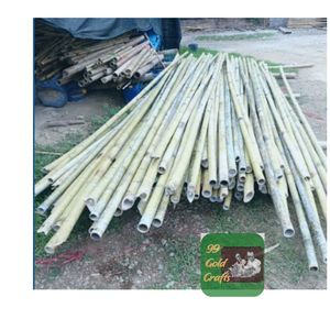 เสาหลอดไม้ไผ่ธรรมชาติความแข็งแรงสูงเวียดนามสำหรับโครงการสร้างงานหัตถกรรมและภูมิทัศน์ - Product Image 1