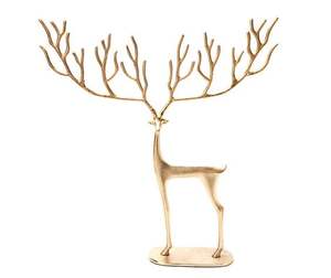 Gran asta lindo Reno modelo oro Venta caliente animal escultura decorativa fácil de mover objeto de Navidad Rein Deer por TCD - Product Image 1