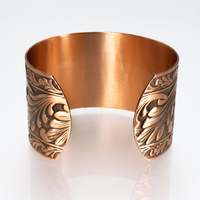 Pulsera de Cobre de Moda Más Vendida, Brazalete ARMOUR Fundido Bañado en Oro, Ajustable, Equilibra la Energía, Ofrece Alivio del Dolor