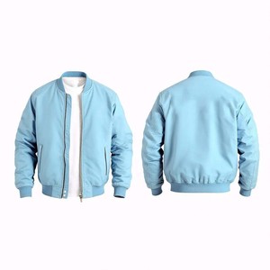 Blouson aviateur 100% en nylon de qualité supérieure OEM vierge sur mesure homme, blouson aviateur de vol MA1 à la mode de style de rue Offre Spéciale - Product Image 6