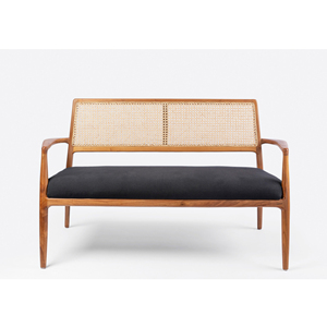 Sofás de jardín Sofá de dos asientos Sofá doble de ratán Muebles De Patio-Ari - Product Image 2