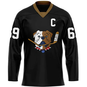 Barato logotipo personalizado nueva llegada personalizado hockey sobre hielo Jersey precio bajo diferentes colores uniforme de hockey sobre hielo con técnica de bordado - Product Image 2