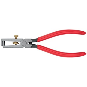 คีมปอกสายไฟแบบขัดเงา KNIPEX ขนาด 160 มม. พร้อมเคลือบพลาสติกและสปริงเปิด-ปิด - Product Image 4
