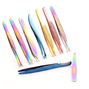 9 Pinzas Diferentes para Cejas, para Eliminar Vello Facial Encarnado, para Hombres y Mujeres, Gran Precisión, Agarre de Diamante - Product Image 2