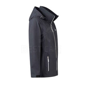 Veste Softshell pour femmes avec capuche réglable et poches zippées pour plus de commodité Veste Softshell pour femmes - Product Image 4