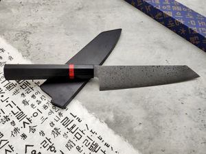 Juego de Cuchillos de Cocina Profesionales de 8 Pulgadas, Acero Inoxidable Damasco, Hoja Recta, Mango de Madera Recubierta, Ambidiestros - Product Image 4