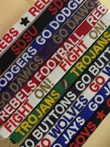 สายสะพายปักลูกปัดสำหรับกระเป๋าสะพายข้างหรือกระเป๋าโท้ท ลายลูกปัดเม็ดเล็ก สายกระเป๋าสำหรับอุปกรณ์ตกแต่งกระเป๋าทำมือ - Product Image 2