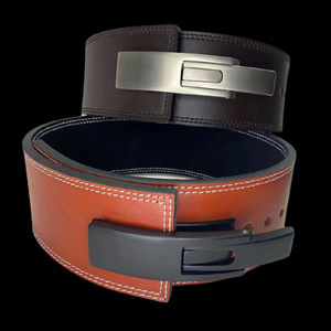 Ceinture de musculation personnalisée de haute qualité en cuir de vache véritable avec boucle en acier, haute résistance, robuste, largeur de 4 pouces, couleur personnalisée - Product Image 5