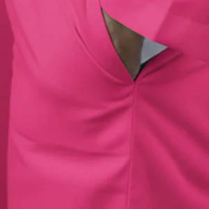 Nouveaux uniformes médicaux personnalisés 2026 pour médecins et infirmières, blouses de laboratoire roses, vente en gros d'usine - Product Image 6