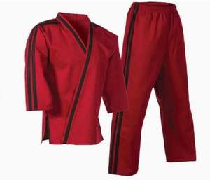 Diseño de Color Personalizado Tamaños Logotipos Super Calidad Peso Pesado Karate GI Bajo Precio Uniforme Unisex Entrenamiento de Artes Marciales Todo - Product Image 2