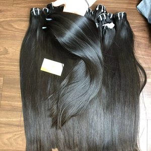 Trama de cabello ruso virgen de alta calidad de 1 a 3 años, sin procesar, teñido saludable, características blanqueadas, extensiones de cabello humano de color - Product Image 1