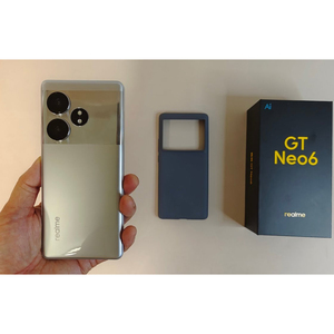 สินค้ามาใหม่ real ME GT NEO 6 6.78นิ้ว1.5K 120Hz จอแสดงผล8S Gen 3 5500mAh แบตเตอรี่แอนดรอยด์14 5G สมาร์ทโฟน