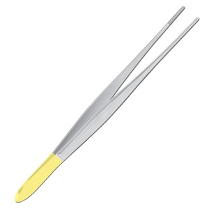 Forceps à pansements croisés dentelés (0,4mm) TC - Product Image 1