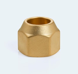 Écrou à embout évasé BrassBlizz 7/8 X 7/8 - Filetage 1-1/4-12, 45 °   Raccord en laiton SAE, 1450 PSI pour la climatisation et la réfrigération - Product Image 2