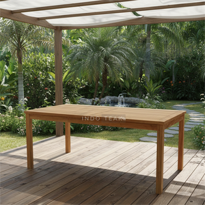 Mesa de Comedor Plegable Moderna Marina, Ligera, Construcción de Madera Maciza, Resistente al Agua, para Uso en Interiores y Exteriores, para Hoteles - Product Image 4