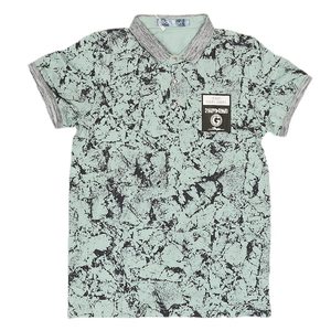 เสื้อยืดโปโลเด็กชายแขนสั้น - สีฟ้า - Product Image 1
