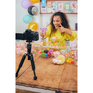 Professional Black APS-C Mirrorless <b>Digital</b> <b>Camera</b> with 16-50mm Lens Kit Used for Photography and <b>Video</b> - Product Image 4