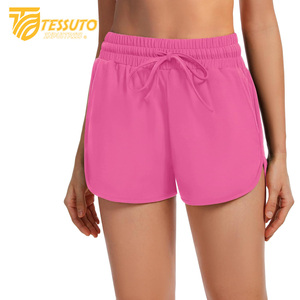 Short décontracté pour femme Respirant et confortable-Short de yoga confortable et léger pour femme avec poches - Product Image 5