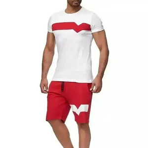 Conjunto Deportivo Corto Elástico para Hombre, 100% Poliéster, Transpirable, Ligero, Cómodo, Ideal para Rutinas de Ejercicio, Deportes al Aire Libre y Viajes - Product Image 2
