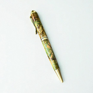 Stylo à bille unique en bois de ronce pour mariage, affaires et moments de signature Largeur d'écriture de 0.7mm - Product Image 6