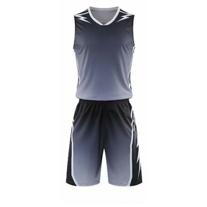 Uniformes de basket-ball vierges à séchage rapide entièrement personnalisés par sublimation maillot de basket-ball réversible vêtements de basket-ball ensembles imprimés de logo personnalisé - Product Image 1