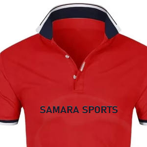 Gran oferta de camisetas de polo deportivas personalizadas de alta calidad de poliéster de secado rápido transpirable de manga corta para hombres - Product Image 2
