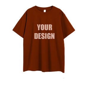 T-shirt pour homme surdimensionné en coton 100% de haute qualité en gros avec épaules tombantes, design d'impression décontracté personnalisé - Product Image 4