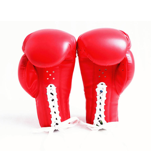 Meilleur concevoir votre propre équipement de boxe personnalisé Mma Premium pas cher Double sangle femme homme à lacets rose gants de boxe 2025 - Product Image 4