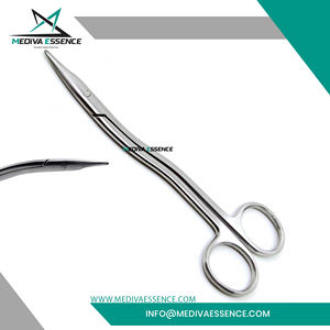 Tijeras profesionales Mediva de acero inoxidable en forma de S, instrumentos quirúrgicos manuales esenciales de primera calidad para el cuidado de la salud - Product Image 5