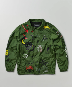 Chaquetas anorak de nailon personalizadas con logotipos de serigrafía, chaquetas cortavientos para entrenadores, chaquetas impermeables y finas de invierno - Product Image 1