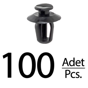 Clips de fixation pour garniture latérale de porte pour Citroën Berlingo Peugeot 206 Partner Noir - 100 pièces - Product Image 1