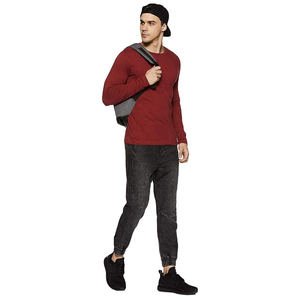 Camiseta de Manga Larga para Hombre, Diseño Urbano, 100% Algodón, Diseño Personalizado al por Mayor, Ropa Urbana 2026 - Product Image 2