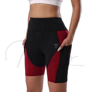Pantalones Cortos de Compresión para Mujer, Ropa Deportiva Activa, Pantalones Cortos para Correr, Ajuste Regular, Cintura Elástica, Pantalones Cortos de Yoga, Transpirables, Absorbentes de Sudor, para Otoño - Product Image 6