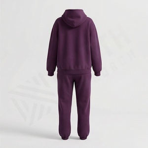 Conjuntos Deportivos para Mujer, Talla Grande, Estilo Desgastado, Algodón, Felpa Francesa, Bordado, Lavado Ácido, Ropa Deportiva para Gimnasio y Fitness - Product Image 2