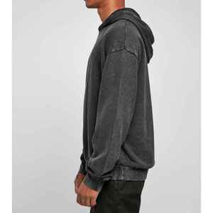 Sudadera con capucha de lana para hombre Ropa de calle de hombro de gran tamaño Sudadera con capucha de alta calidad en blanco Sudadera con capucha para hombre - Product Image 6