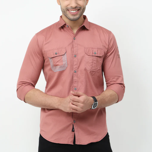 Chemises cargo légères avec logo personnalisé de haute qualité Chemises à manches longues à séchage rapide pour hommes, vêtements décontractés d'extérieur - Product Image 1