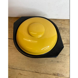 Cazuela de Cerámica Amarilla para Cocinar, Hornear y Servir Comidas en el Hogar, Vajilla y Presentación Elegante de Alimentos - Product Image 4