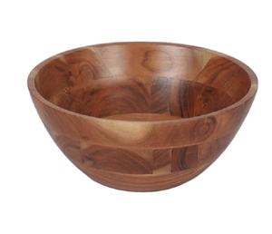 Fournisseur de l'usine, bol de service décoratif rond en bois d'acacia, bol de service, vaisselle pour la maison et la cuisine au prix de gros - Product Image 1