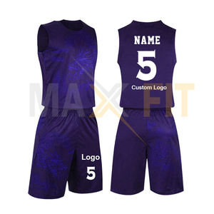 Ropa deportiva personalizada Diseño único personalizado Conjunto de uniforme de baloncesto para hombres por MAXFIT ENTERPRISES - Product Image 6
