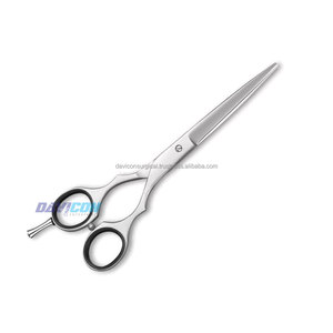 กรรไกรตัดผมซาลูน,กรรไกรตัดผมพร้อมแหวนสีดำ | ด้ามจับสะดวกสบายมาก - Product Image 1