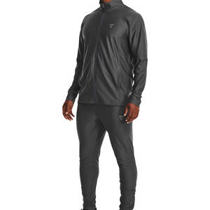 Chándal para correr de invierno para hombre con logotipo personalizado 2025, ropa informal con capucha de patrón sólido con pantalones, chándal en blanco OEM/ODM - Product Image 1