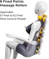 Sillón de Masaje de Cuerpo Completo, Sillón de Masaje Shiatsu de Gravedad Cero, Reclinable, con Calefacción de Cintura y Pantorrillas, Masaje de Pies, Bluetooth, Control Grande