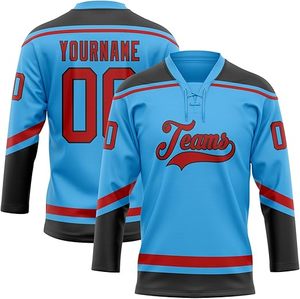 Maillot de hockey sur glace 2025 personnalisé, uniforme d'équipe de qualité supérieure OEM, vêtements de sport de qualité professionnelle, chemise de jeu, fournisseur en gros en vrac - Product Image 3