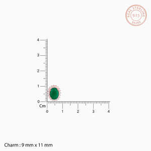 Evergreen Halo Set en colgantes y dijes finos de oro rosa - Product Image 5