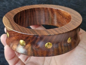 Collection de bijoux en bois imperméable faits à la main d'inspiration luxueuse, bois naturel, accessoires de mode traditionnels pour femmes, personnalisés - Product Image 2