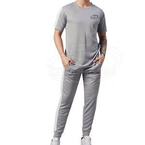 Conjunto de camisetas de punto informales de verano personalizadas más vendidas transpirable y ligero para adultos - Product Image 1