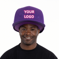 Casquette surdimensionnée à 6 panneaux, personnalisée, à visière plate, style baseball, vente en gros d'usine, nouvelle collection