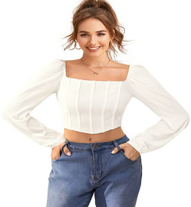 Top DE CALIDAD DE EXPORTACIÓN DE Boutique India para niñas y mujeres, ropa de fiesta, informal, la última tela extensible cómoda exclusiva - Product Image 1