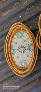 DragonEx Panier ovale tissé fait à la main en rotin Plateau à fruits Modèle TRAY03 pour assiette de service à bas prix - Product Image 6